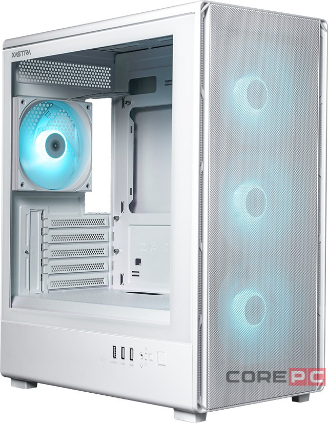 Компьютерный корпус XASTRA A315M 4ARGB TG White (A315M-1FA36A-1FA12A-WH)