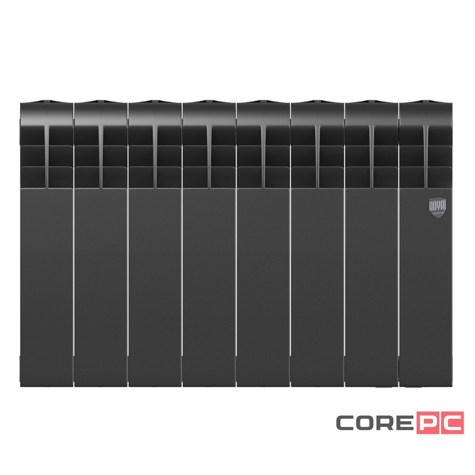 Радиатор Royal Thermo BiLiner 350 /Noir Sable - 8 секц.