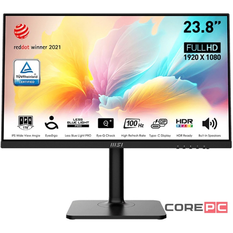 Монитор MSI 23.8" Modern MD2412P Black (9S6-3PA59H-095)