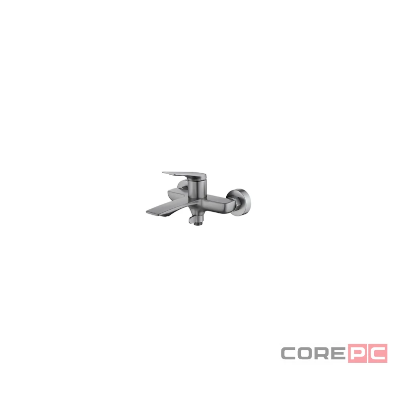 Смеситель для ванны Haiba HB60816-3, рычажное управление, цвет оружейная сталь
