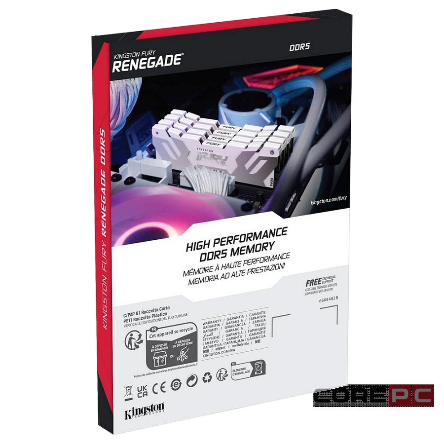 Оперативная память 24 Gb 8400 MHz Kingston FURY Renegade Silver/White (KF584CU40RW-24)