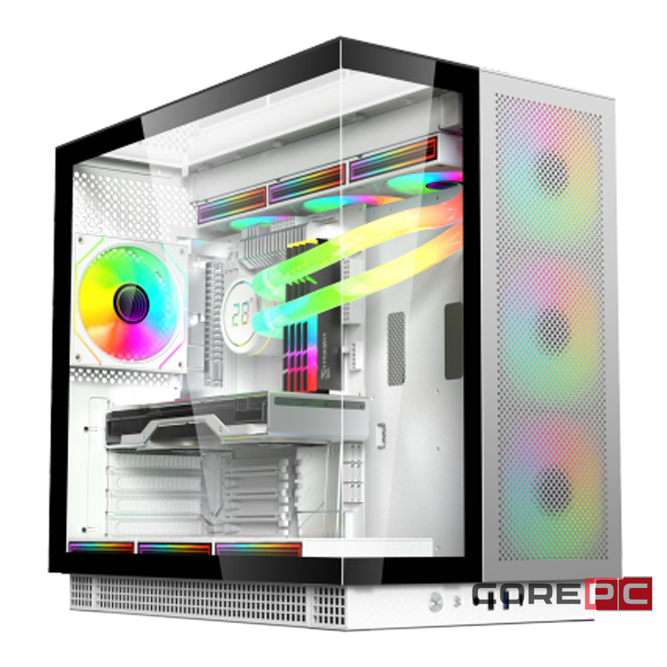 Компьютерный корпус ACD Phantom 100 TG ARGB White (AH-SI1GC-000)
