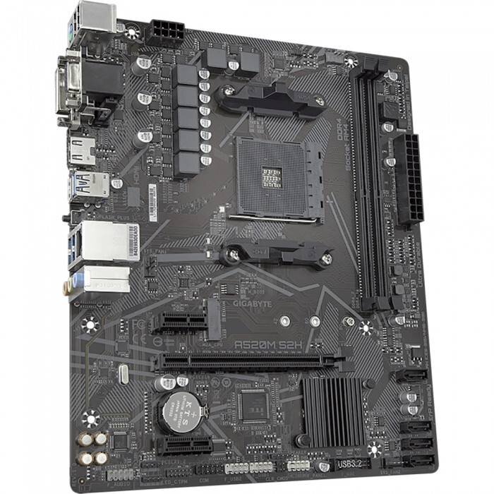Материнская плата Gigabyte A520M S2H