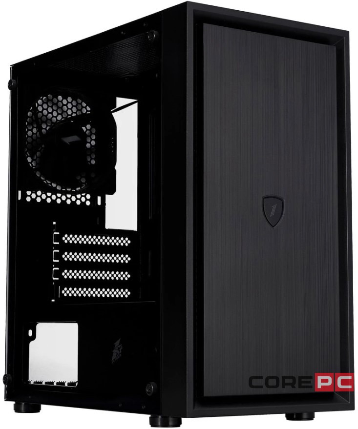 Компьютерный корпус 1STPLAYER BLACK.SIR B5-M Black (B5-M-BK-3F)