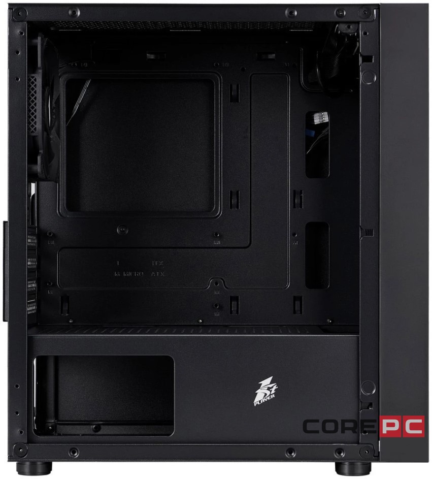 Компьютерный корпус 1STPLAYER BLACK.SIR B5-M Black (B5-M-BK-3F)