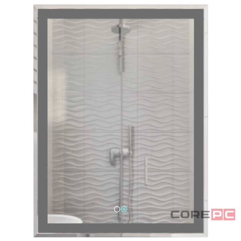 Зеркало MIXLINE Минио-2 600х800 (ШВ) сенсорный выключатель, светодиодная подсветка + подогрев