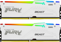 Оперативная память 32 Gb 5600 MHz Kingston FURY Beast RGB White (KF556C40BWAK2-32)