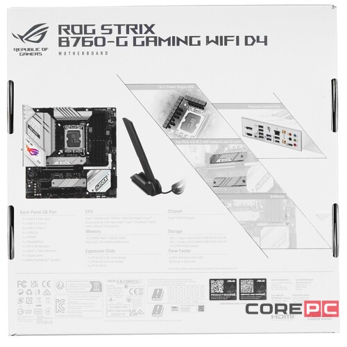 Материнская плата ASUS ROG STRIX B760-G GAMING WIFI D4 90MB1DE0-M0EAY0