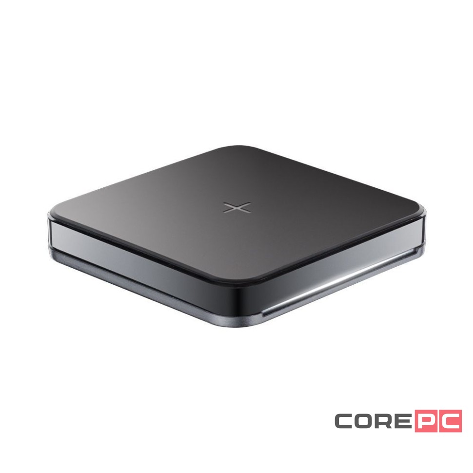 Беспроводное зарядное устройство Deppa Qi Fast Charger (24025) для iPhone / AirPods 15W (черный)