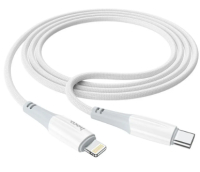 Кабель Hoco X70 Ferry Type-C/Lightning 100см нейлон (белый)