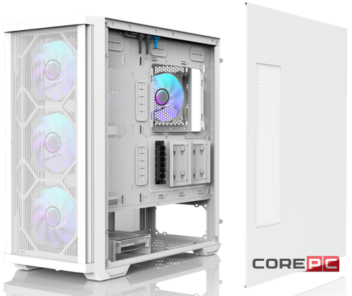 Компьютерный корпус Zalman Z10 DUO White