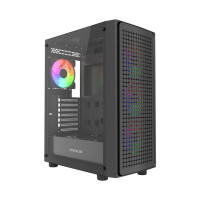 Компьютерный корпус Powercase Mistral EA20 TG FRGB Black (CMAEA20-L4)
