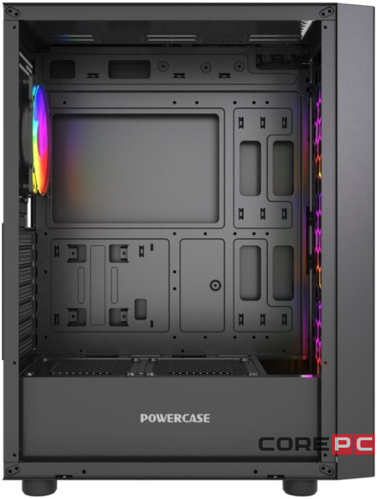 Компьютерный корпус Powercase Mistral EA20 TG FRGB Black (CMAEA20-L4)