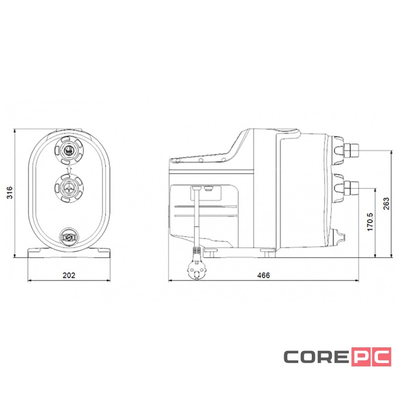 Установка насосная автоматическая Grundfos SCALA1 5-55