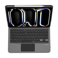 Чехол-клавиатура WIWU Magic Keyboard для Apple iPad 10.9/ iPad Air 11 (2024) русская раскладка (MK004) (черный)