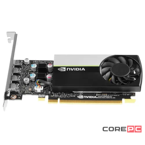 Видеокарта NVIDIA (900-5G172-2270-000||A+L) GeForce RTX T1000 8G with ATX and LP (ATX installed, LP included)