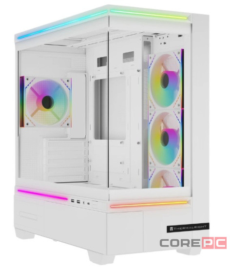 Компьютерный корпус Thermalright M10 FAN4-M TG ARGB White (TRTLM10WF4M)