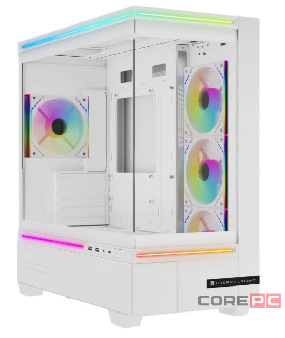 Компьютерный корпус Thermalright M10 FAN4-M TG ARGB White (TRTLM10WF4M)