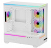 Компьютерный корпус Thermalright M10 FAN4-M TG ARGB White (TRTLM10WF4M)