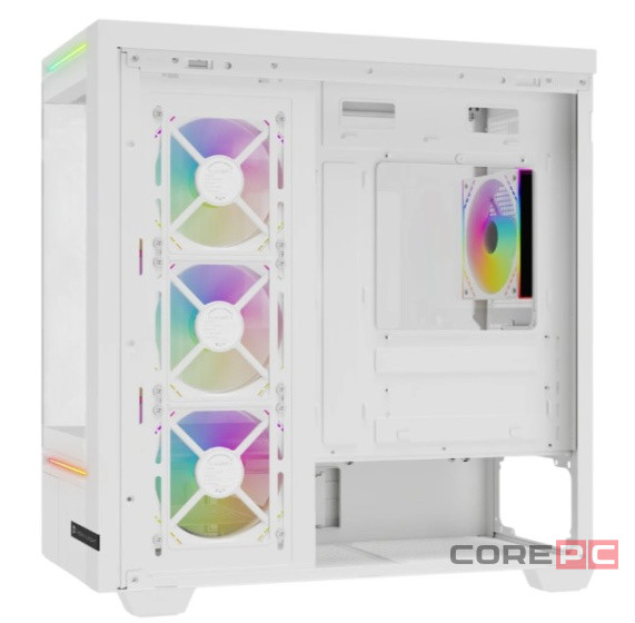 Компьютерный корпус Thermalright M10 FAN4-M TG ARGB White (TRTLM10WF4M)