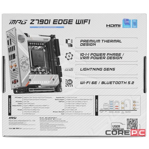 Материнская плата MSI MPG Z790I EDGE WIFI