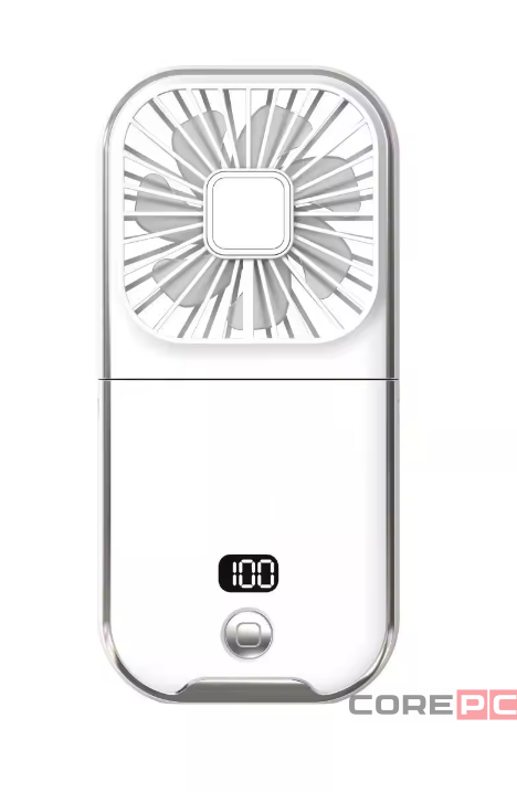 Вентилятор портативный + powerbank 3000mAh Xiaomi F30 Pro белый