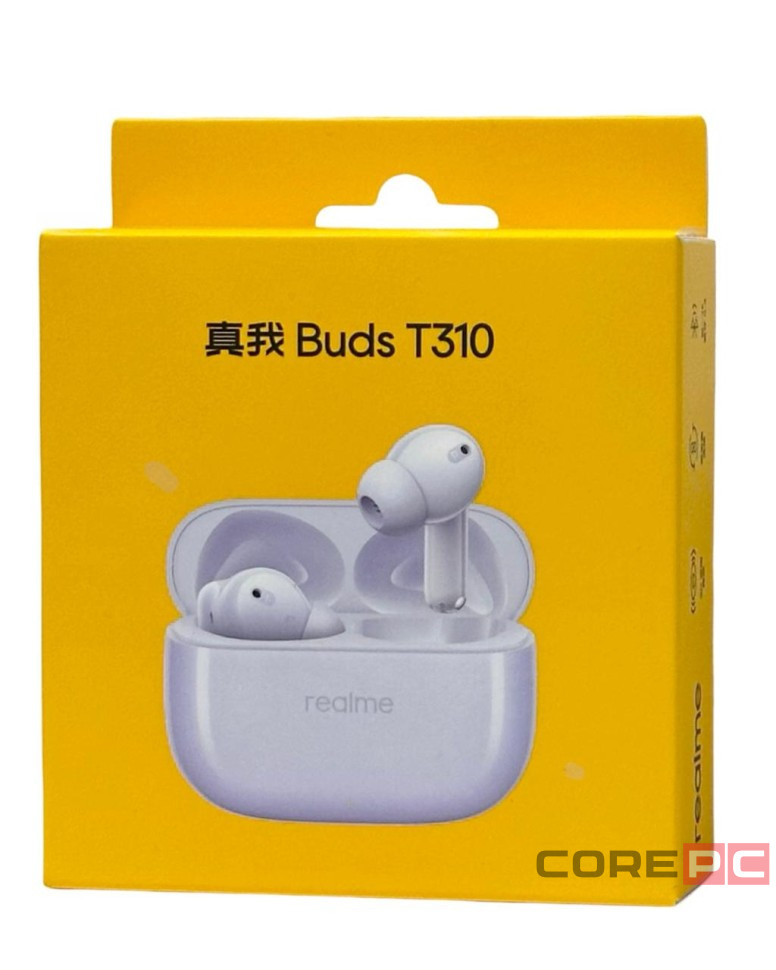 Беспроводные наушники TWS Realme Buds T310 фиолетовые