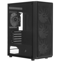 Компьютерный корпус 1STPLAYER FD3-M LED Black (FD3-M-BK-4F1)