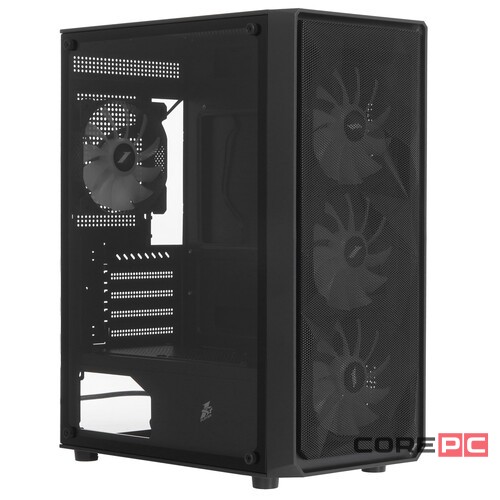 Компьютерный корпус 1STPLAYER FD3-M LED Black (FD3-M-BK-4F1)