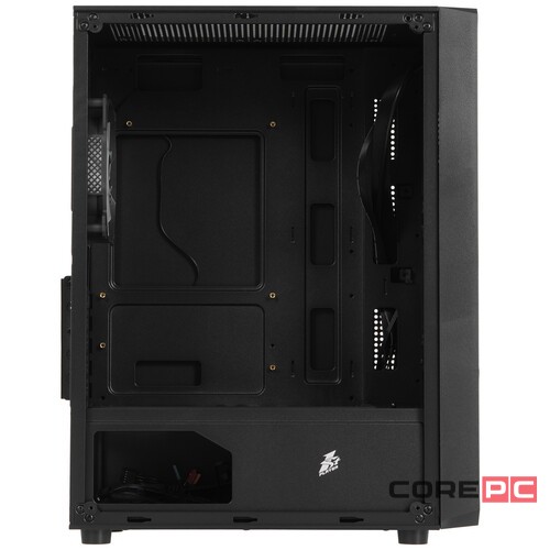 Компьютерный корпус 1STPLAYER FD3-M LED Black (FD3-M-BK-4F1)