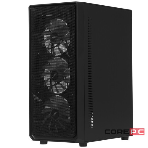 Компьютерный корпус 1STPLAYER FD3-M LED Black (FD3-M-BK-4F1)