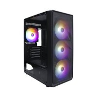 Компьютерный корпус 1STPLAYER FD3-M LED Black (FD3-M-BK-4F1)