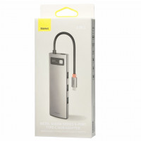 USB-C хаб Baseus StarJoy 8-Port Type-C HUB WKWG080113 серый