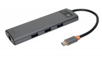 USB-C хаб Baseus StarJoy 8-Port Type-C HUB WKWG080113 серый