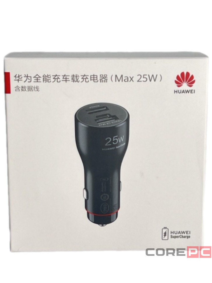 Автомобильное заряд. устр. Huawei P0014 2USB/1USB-C 25W черное