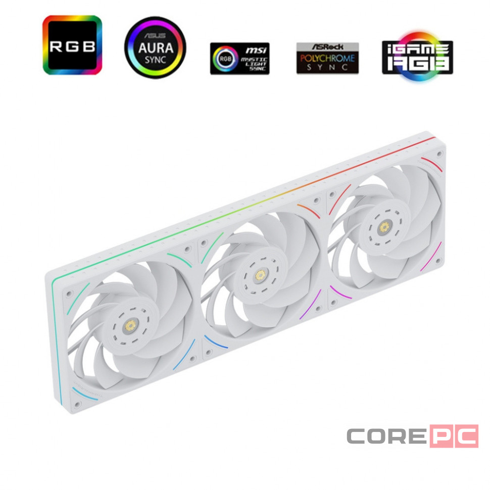 Комплект вентиляторов для корпуса Thermalright TL-UB36RW Reverse ARGB White (TRTLUB36RW)