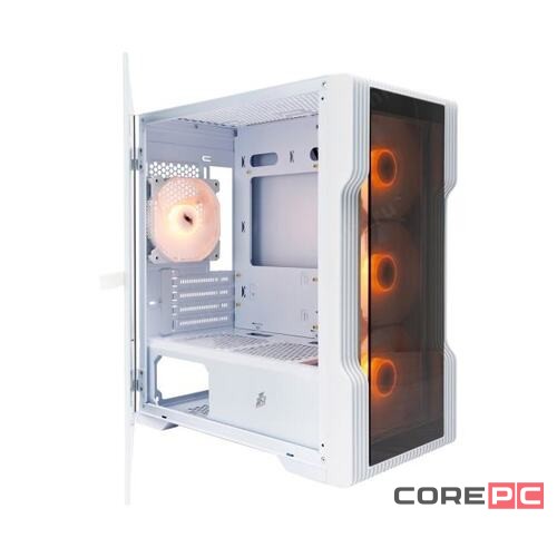 Компьютерный корпус 1STPLAYER TRILOBITE T3-G ARGB White (T3-G-WH-4F2-W(AP))
