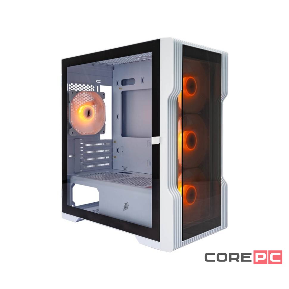 Компьютерный корпус 1STPLAYER TRILOBITE T3-G ARGB White (T3-G-WH-4F2-W(AP))