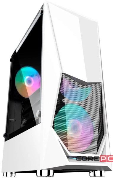 Компьютерный корпус 1STPLAYER DK DK-3 FRGB White (DK-3-WH-4F1)