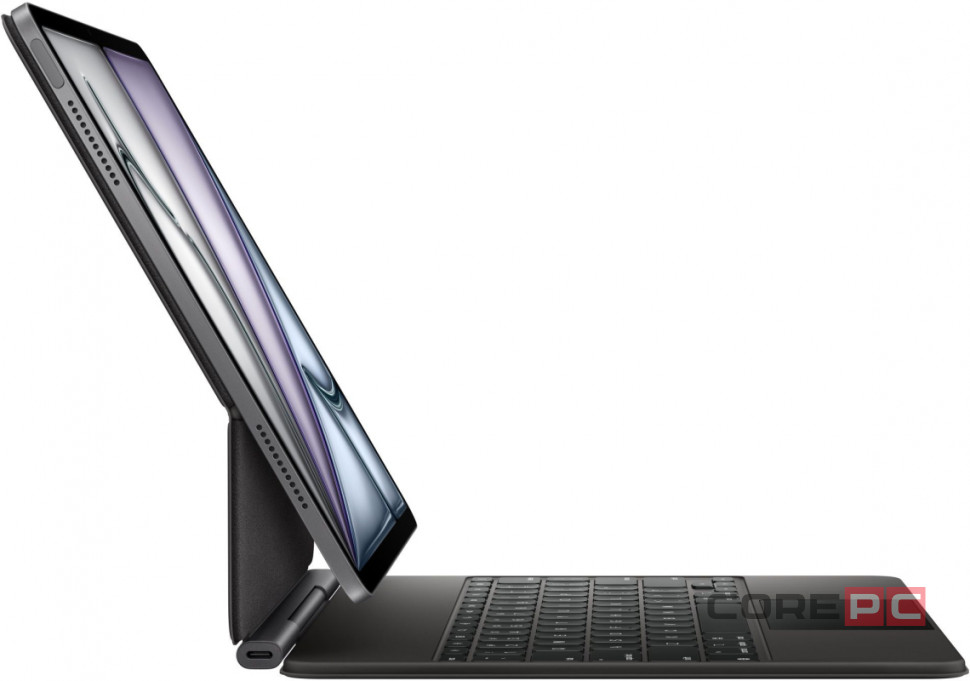 Клавиатура Apple Magic Keyboard with Trackpad для iPad Air 13 (2025) русская раскладка (черный) (MGYY4)