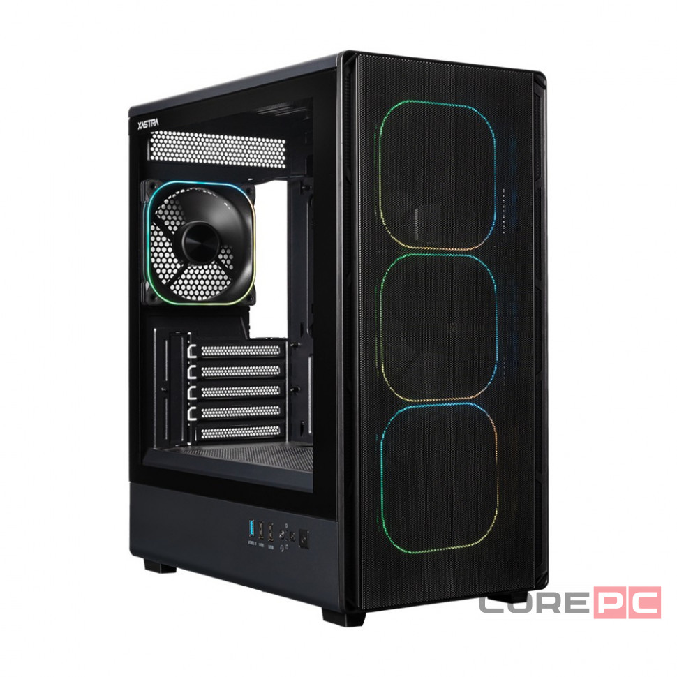 Компьютерный корпус XASTRA A315M 4ARGB-FG TG Black (A315M-4FG12A)