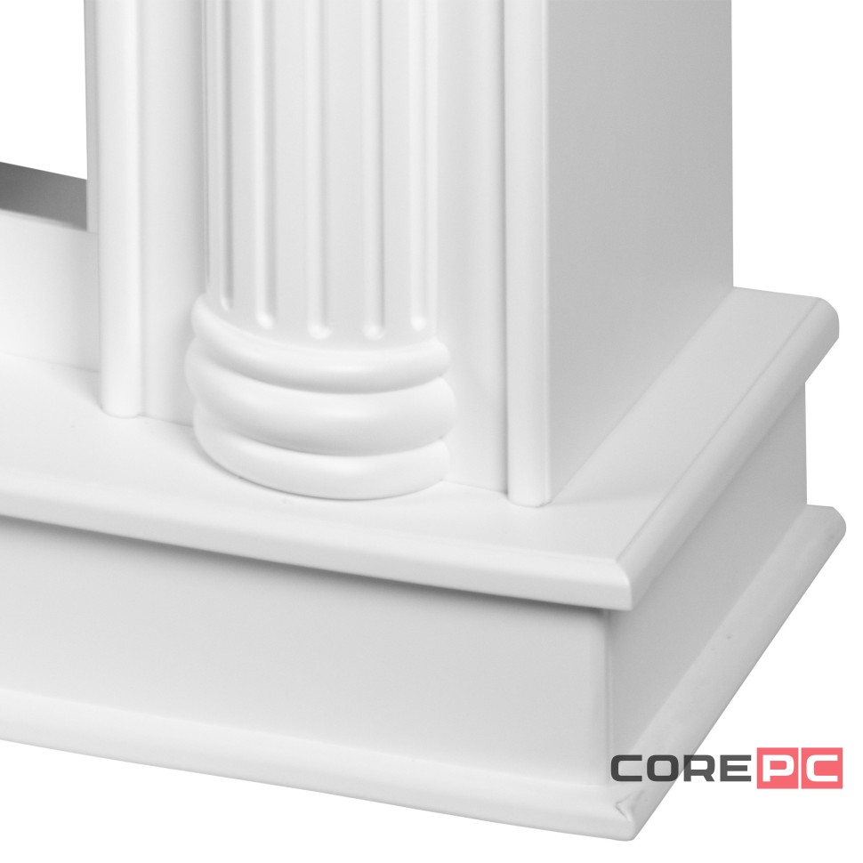 Каминокомплект: Очаг Electrolux EFP/P-3620LS, портал Olympia 42/40/36, белый