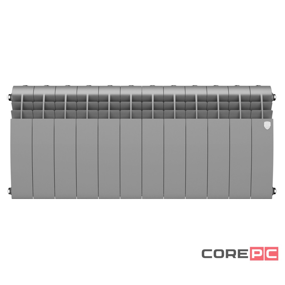 Радиатор Royal Thermo BiLiner 350 /Silver Satin - 12 секц.