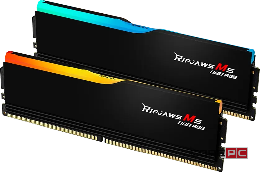 Оперативная память 64 Gb 6000 MHz G.Skill RIPJAWS M5 NEO RGB Black (F5-6000J3040G32GX2-RM5NRK)