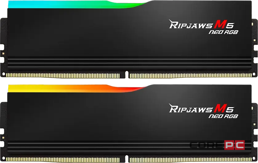 Оперативная память 64 Gb 6000 MHz G.Skill RIPJAWS M5 NEO RGB Black (F5-6000J3040G32GX2-RM5NRK)