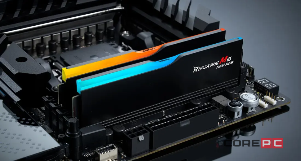 Оперативная память 64 Gb 6000 MHz G.Skill RIPJAWS M5 NEO RGB Black (F5-6000J3040G32GX2-RM5NRK)