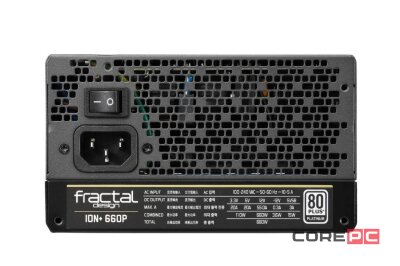 Блок питания Fractal Design 660W ION+ Platinum FD-PSU-IONP-660P-BK