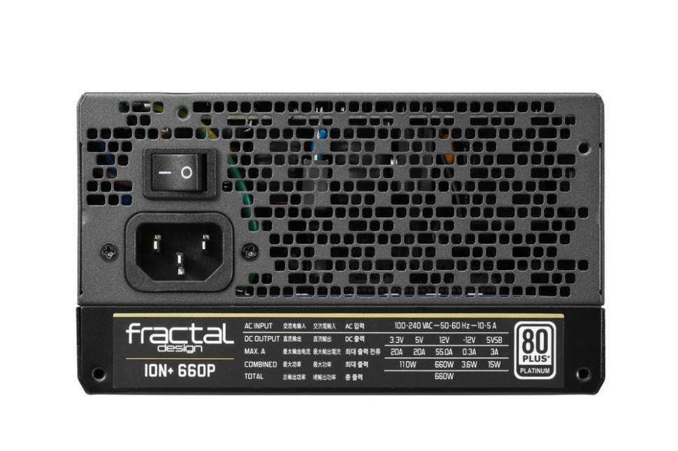 Блок питания Fractal Design 660W ION+ Platinum FD-PSU-IONP-660P-BK