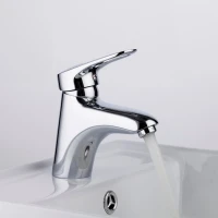 Смеситель для раковины Frap F1004, рычажное управление, цвет хром