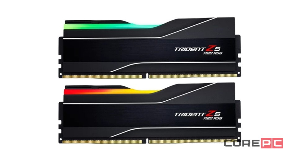 Оперативная память 128 Gb 6000 MHz G.Skill TRIDENT Z5 Neo RGB Black (F5-6000J3644D64GX2-TZ5NR)